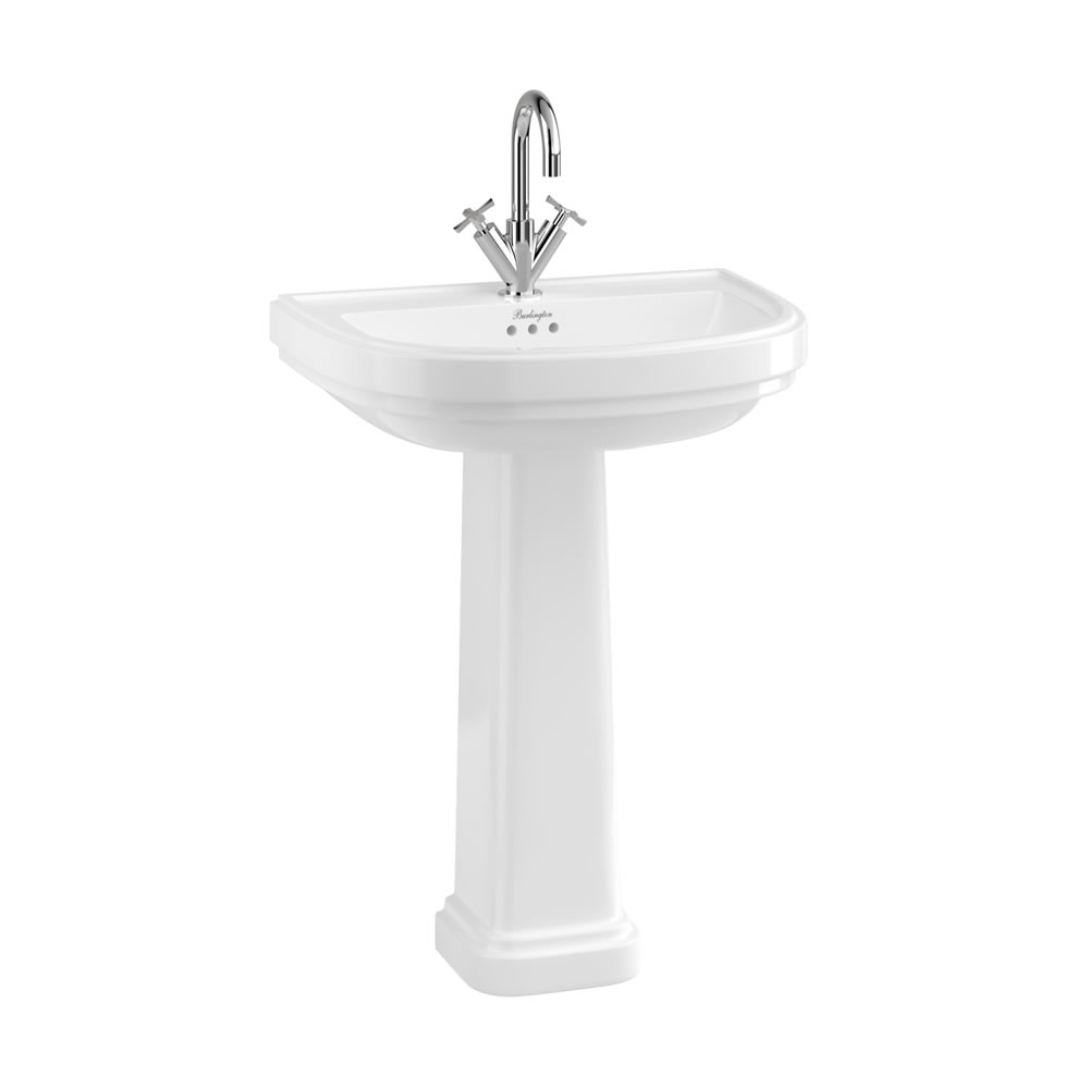 Riviera 65cm D shape Basin